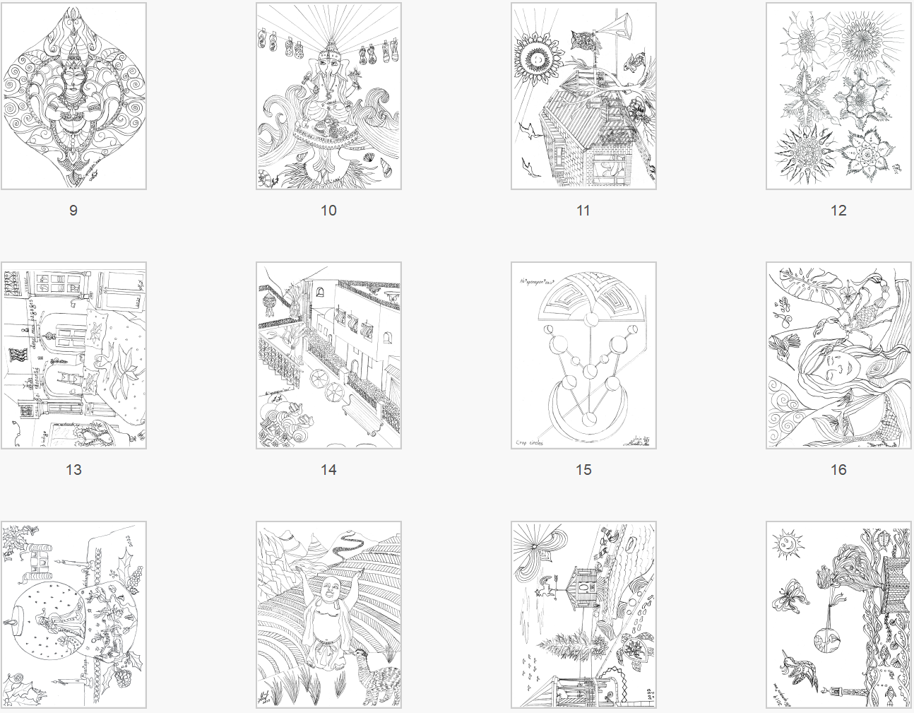 Ginette Faucher Mandalas Gite Hooponoponeau